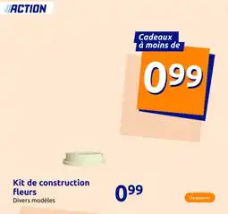 Action Kit de construction fleurs offre