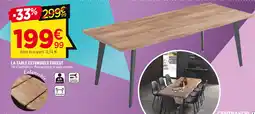 Centrakor La table extensible forest offre