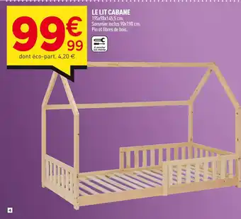 Centrakor Le lit cabane offre