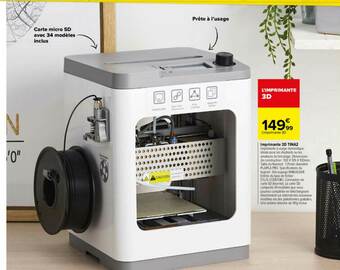 Carrefour Imprimante 3d Tina2 offre