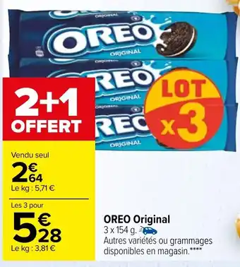 Carrefour Oreo Original offre
