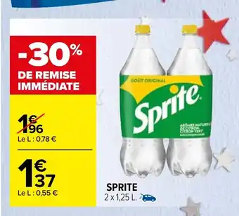 Carrefour Sprite offre