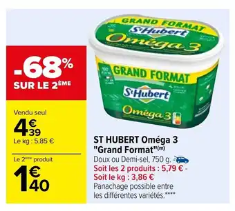 Carrefour ST Hubert Oméga 3 "Grand Format" offre