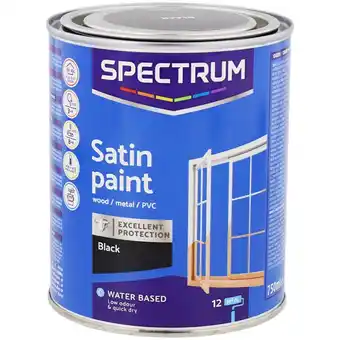 Action Laque acrylique satinée Spectrum offre