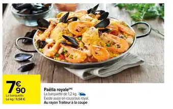 Carrefour Paélla Royale offre