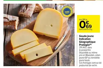 Gouda Jeune Indiction Géographique Protégée