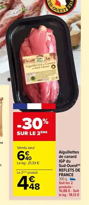 Carrefour Aiguillettes De Canard IGP Du offre