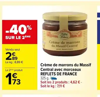 Carrefour Créme De Marrons Du Massif offre