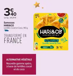 Carrefour Market HARI&CO Samossas offre
