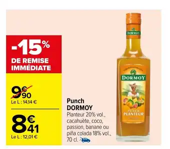Carrefour Punch Dormoy offre
