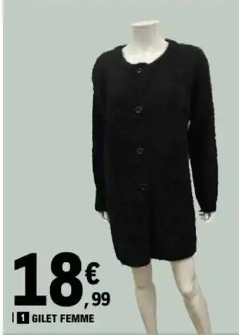 E.Leclerc Gilet femme offre