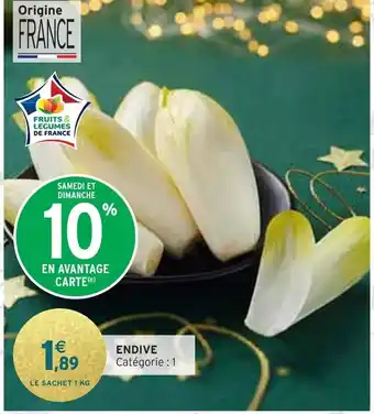 Intermarché ENDIVE offre