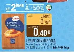 Match CORA Levure chimique offre