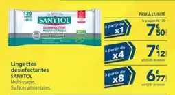 METRO Sanytol - lingettes désinfectantes offre