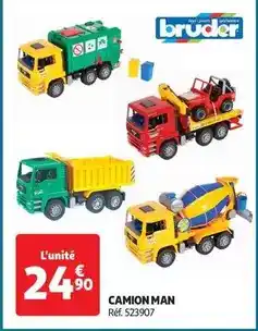 Auchan Bruder - camion man offre