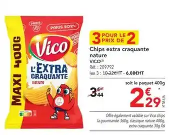 METRO Vico - chips extra craquante nature offre