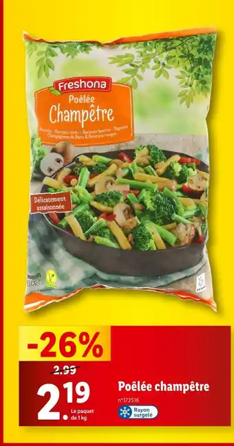 Lidl Freshona Poêlée Champêtre offre