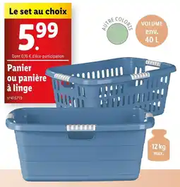 Panier ou panière à linge