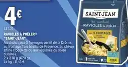 E.Leclerc Saint jean - ravioles à poêler offre