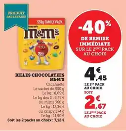 M&m's - billes chocolatees