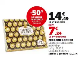 Super U FERRERO ROCHER Ferrero Rocher offre