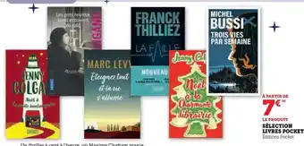 Hyper U Sélection livres pocket offre