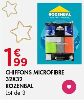 Leader Price ROZENBAL Chiffons microfibre 32x32 offre