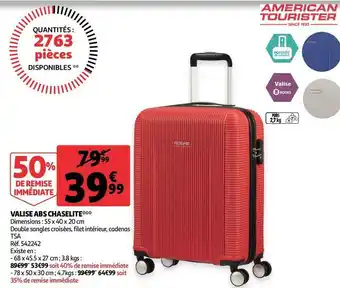 Auchan Valise abs chaselite offre