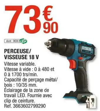 Perceuse/ visseuse 18 v