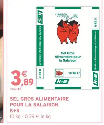 Intermarché K+S Sel Gros Alimentaire pour la Salaison offre