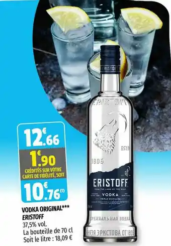 Coccinelle Express Vodka Original Eristoff offre