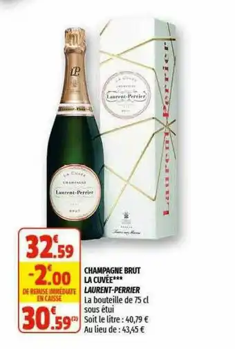 Coccinelle Express Champagne Brut La Cuvée Laurent-perrier offre