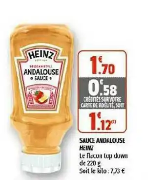 Coccinelle Supermarché Sauce Andalouse Heinz offre