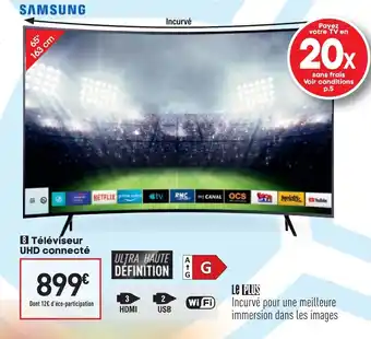 Conforama Téléviseur Uhd connectée offre