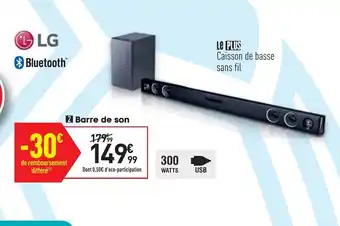 Conforama Barre de Son offre