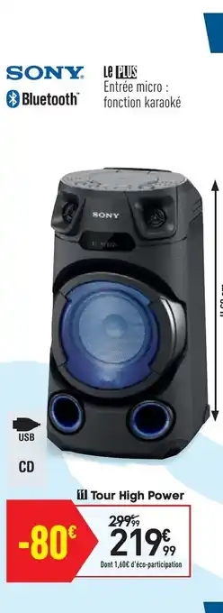 Conforama Tour High Power offre