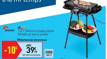Conforama Barbecue électrique offre