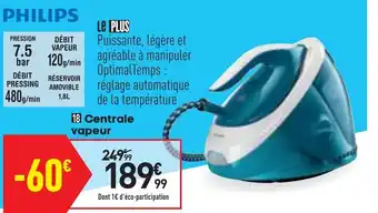 Conforama Centrale vapeur offre