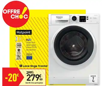 Conforama Lave linge frontal offre