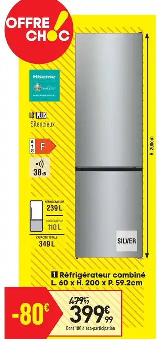 Conforama Réfrigérateur combiné offre