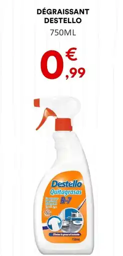 Hmarket DESTELLO Dégraissant offre