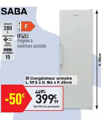 Congélateur armoire