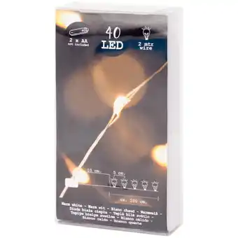 Action Guirlande lumineuse blanc chaud offre