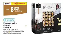 Migros ERHARD Entremet poire chocolat offre