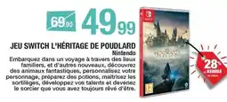 Carrefour Switch - jeu l'héritage de poudlard offre