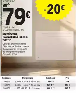 E.Leclerc Couteau de table offre