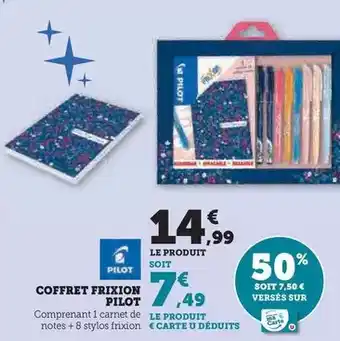 Hyper U Pilot - coffret frixion offre