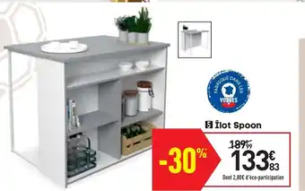 Conforama îlot Spoon offre