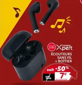 Gifi Écouteurs sans fil + boîtier offre