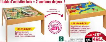 Gifi Table circuit offre
